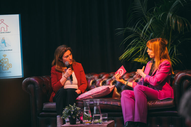 Dagvoorzitter Emma van Geel van Tech SpeakHers